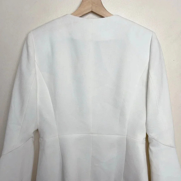 Tahari ASL Womens 4 Bell Sleeve  White Career Blazer - Picture 11 of 15